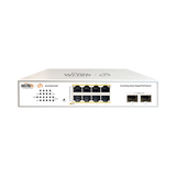 Switch Administrable PoE 8 puertos PoE af/at Gigabit 2 x SFP Gigabit Administración Cloud Gratuita Presupuesto 120 W - SILYMX