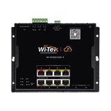 Switches PoEWI - TEKWI-PCES310GF-FSwitch Industrial Administrable 8 Puertos Gigabit PoE++ 145W 2 SFP Cloud Riel DIN WI - TEK WI - PCES310GF - F - SILYMX