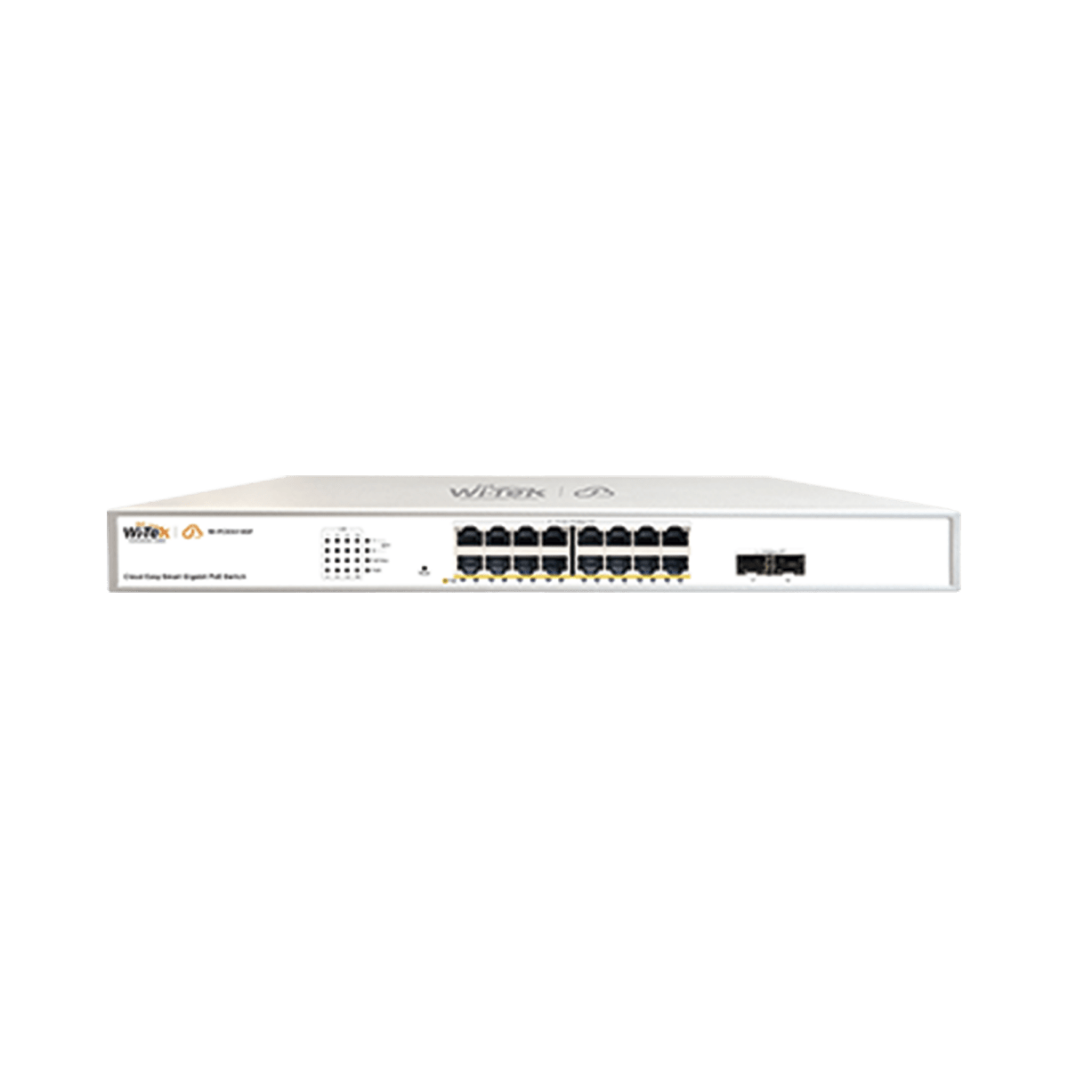 Switches PoEWI - TEKWI-PCES318GFSwitch Administrable 16 Puertos Gigabit PoE+ 240W 2 SFP Cloud WI - TEK WI - PCES318GF - SILYMX
