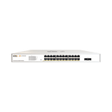 Switches PoEWI - TEKWI-PCES326GFSwitch Administrable 24 Puertos Gigabit PoE+ 370W 2 SFP Cloud WI - TEK WI - PCES326GF - SILYMX