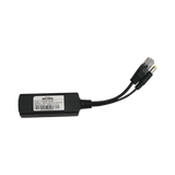 Splitter PoE IN 802.3 af/at Se Puede Energizar Hasta con 30W Salida de 12 Vcc Instalación es Escritorio (superficie plana) Idea para cámas IP SIN PoE (CCTV) - SILYMX