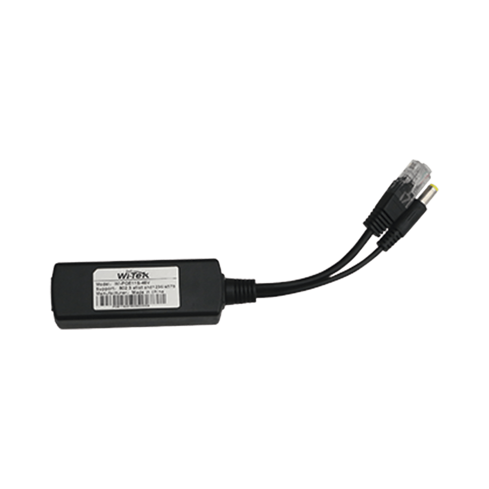Splitter PoE IN 802.3 af/at Se Puede Energizar Hasta con 30W Salida de 12 Vcc Instalación es Escritorio (superficie plana) Idea para cámas IP SIN PoE (CCTV) - SILYMX