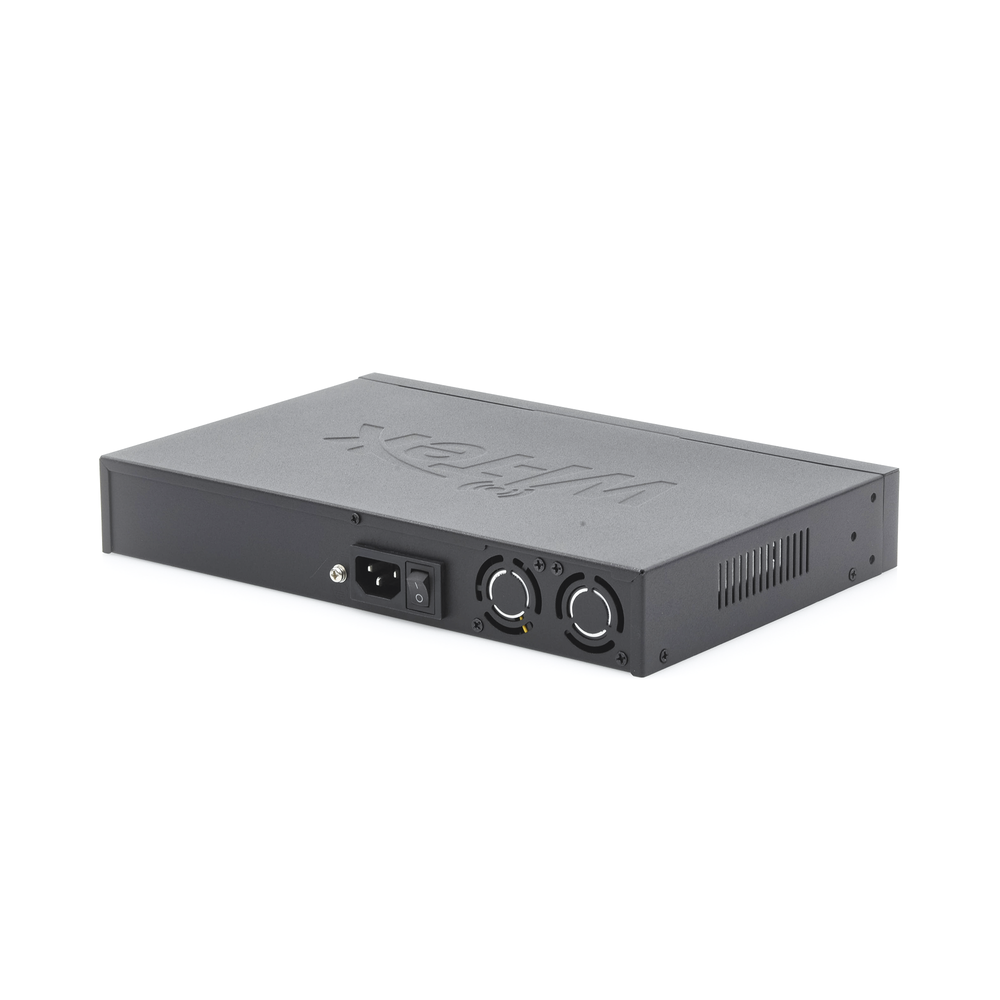 Switch PoE (802.3af/at/bt) no administrable de largo alcance, hasta 250m, 16 x 10/100Mbps (PoE) + 2 x 100/1000Mbps + 1 x SFP, 200 W - SILYMX