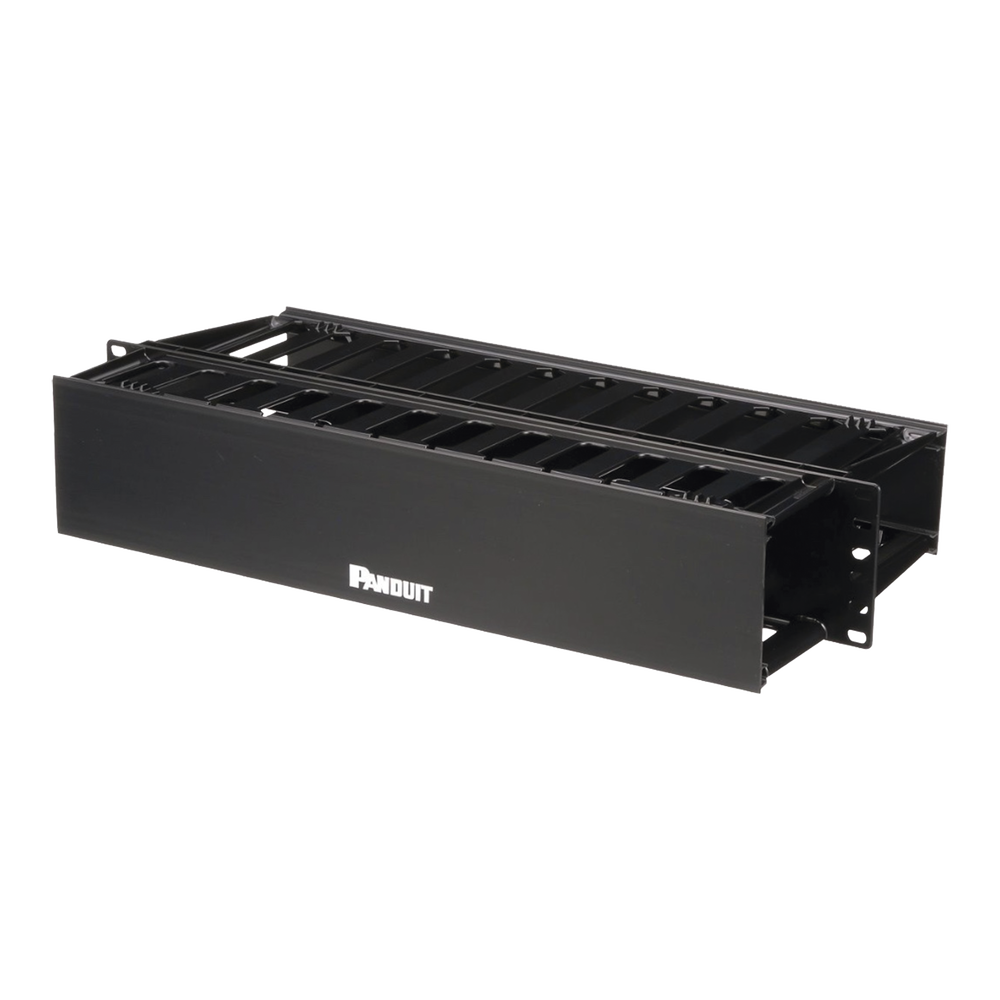 Organizador De Cables Panduit Horizontal Patchlink Doble (Frontal Y Posterior) Para Rack De 19In 2Ur WMP1E