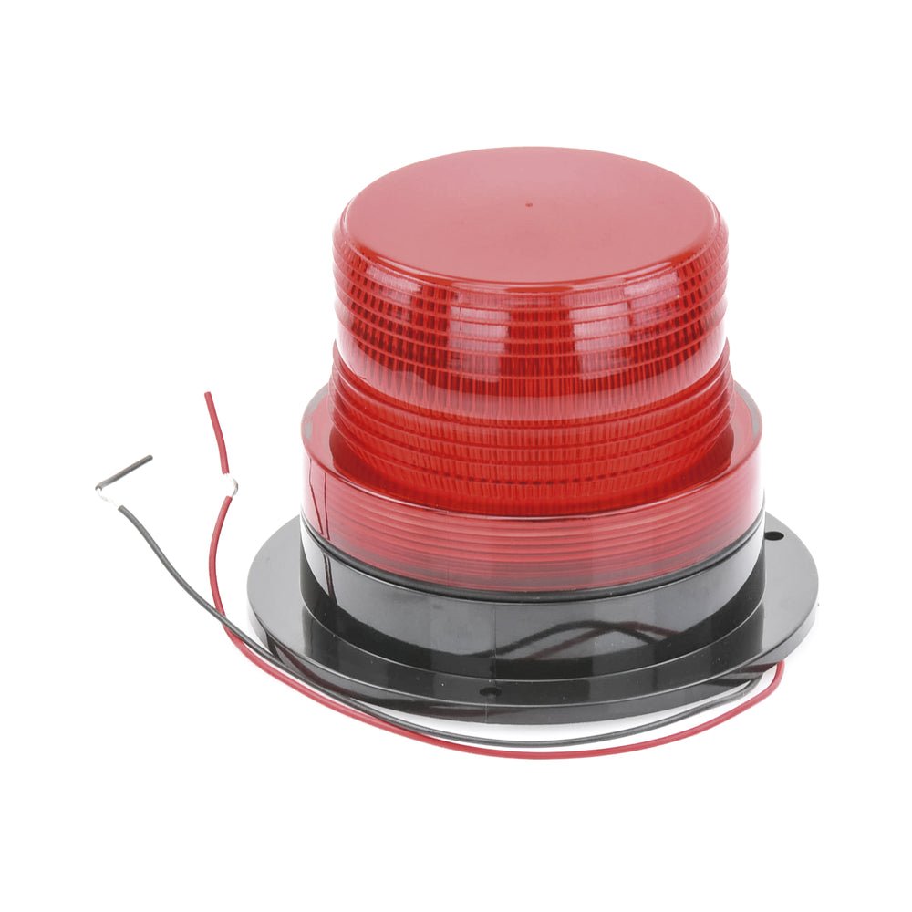 Burbuja Brillante de Larga Vida Útil con 8 LEDs Color Rojo Domo Rojo X126-R - SILYMX