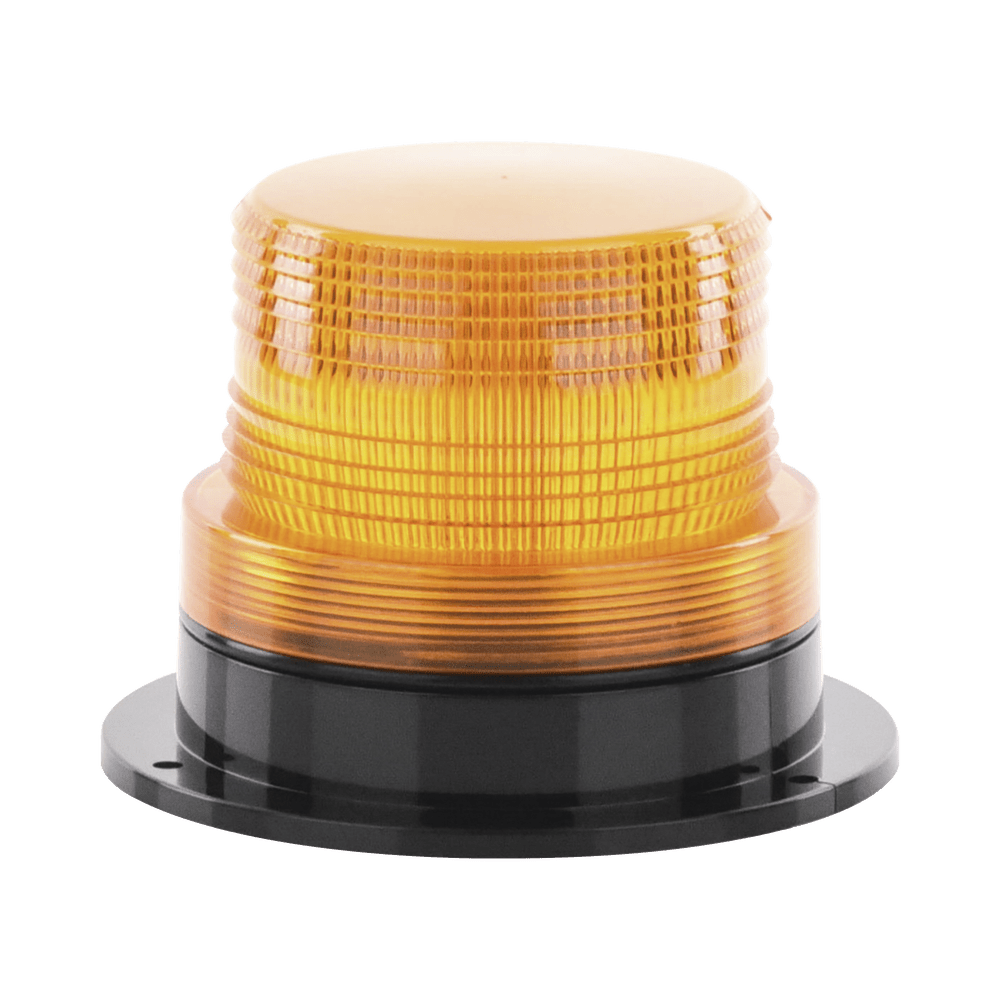 Burbuja Brillante de Larga Vida Útil con 8 LEDs Color Ambar Domo Ambar 110 Vca X127A - SILYMX