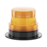 Burbuja Brillante de Larga Vida Útil con 8 LEDs Color Ambar Domo Ambar 110 Vca X127A - SILYMX