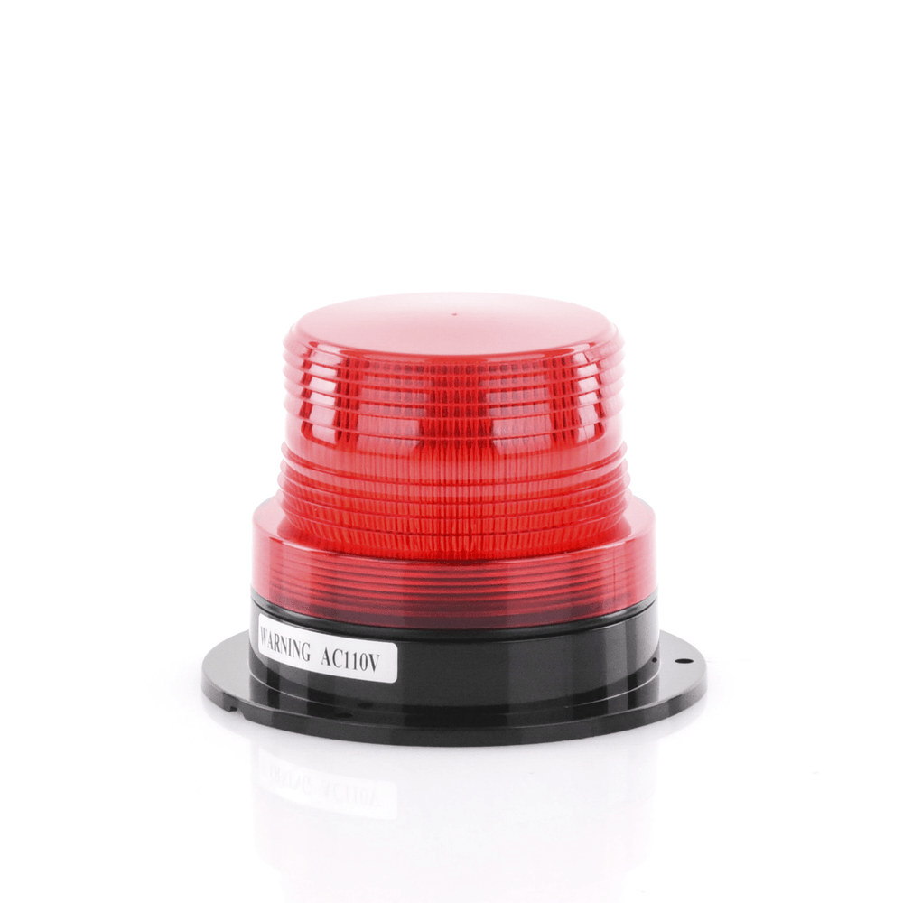 Burbuja Brillante de Larga Vida Útil con 8 LEDs Color Rojo Domo Rojo 110 Vca - SILYMX