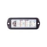 Luz Auxiliar Ultra Brillante X13 de 4 LEDs color Ámbar con mica transparente X13A - SILYMX