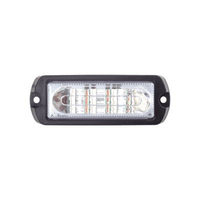 Luz Auxiliar Ultra Brillante X13 de 4 LEDs color Ámbar con mica transparente X13A - SILYMX