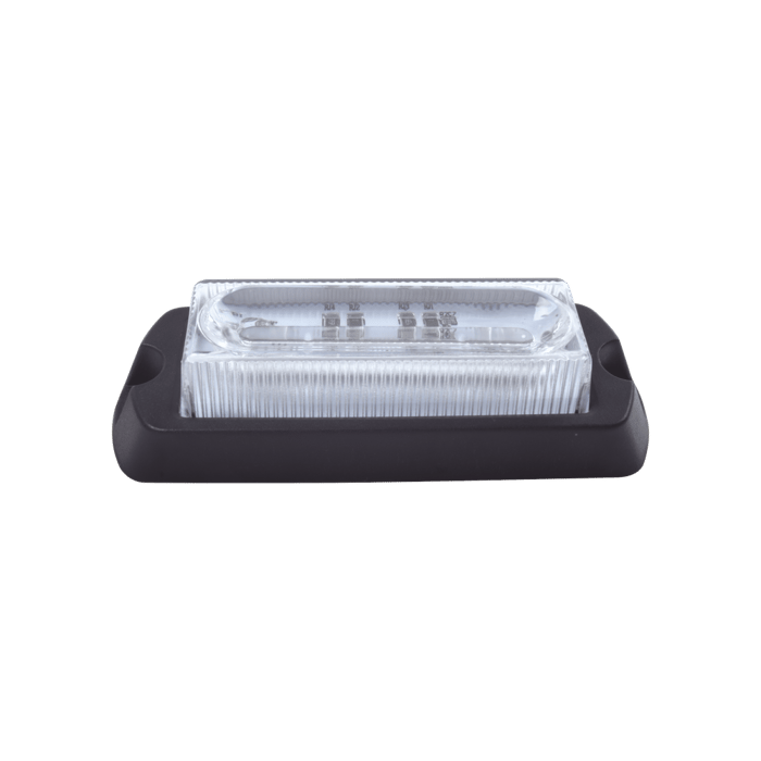 Luz Auxiliar Ultra Brillante X13 de 4 LEDs color Ámbar con mica transparente X13A - SILYMX