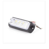 Luz Auxiliar Ultra Brillante de 8 Leds color Ámbar o Claro con mica transparente X13AW - SILYMX