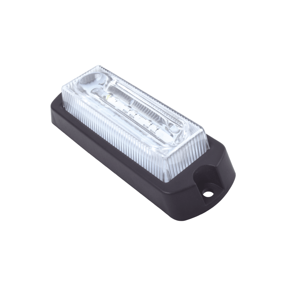 Luz Auxiliar Ultra Brillante de 8 LEDs en color AzulClaro con mica transparente X13BW - SILYMX