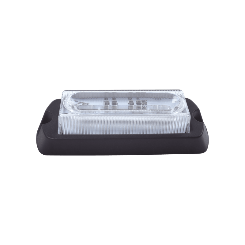 Luz Auxiliar Ultra Brillante de 8 LEDs en color AzulClaro con mica transparente X13BW - SILYMX