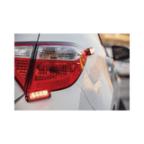 Luz Auxiliar Ultra Brillante X13 de 4 LEDs color Rojo con mica transparente X13-R - SILYMX