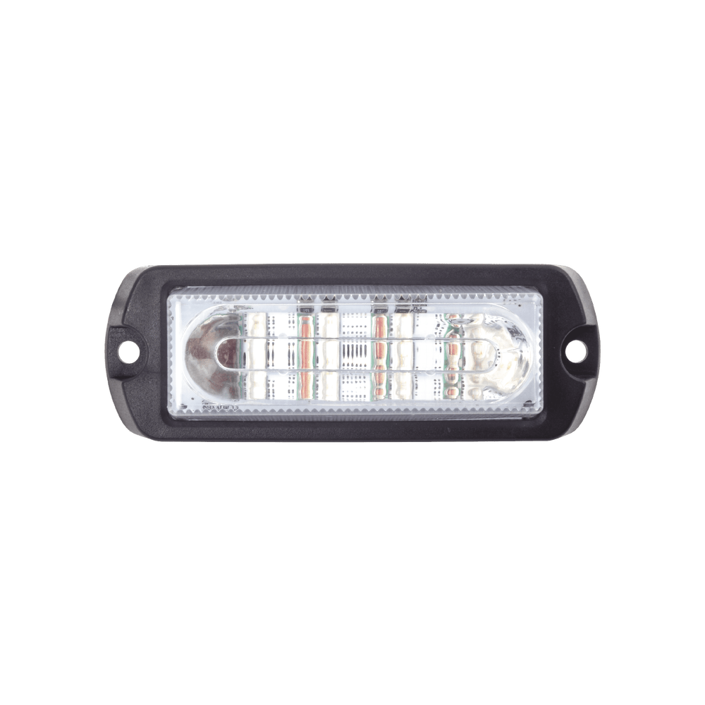Luz Auxiliar Ultra Brillante de 8 LEDs en color Rojo Azul con mica transparente X13-RB - SILYMX
