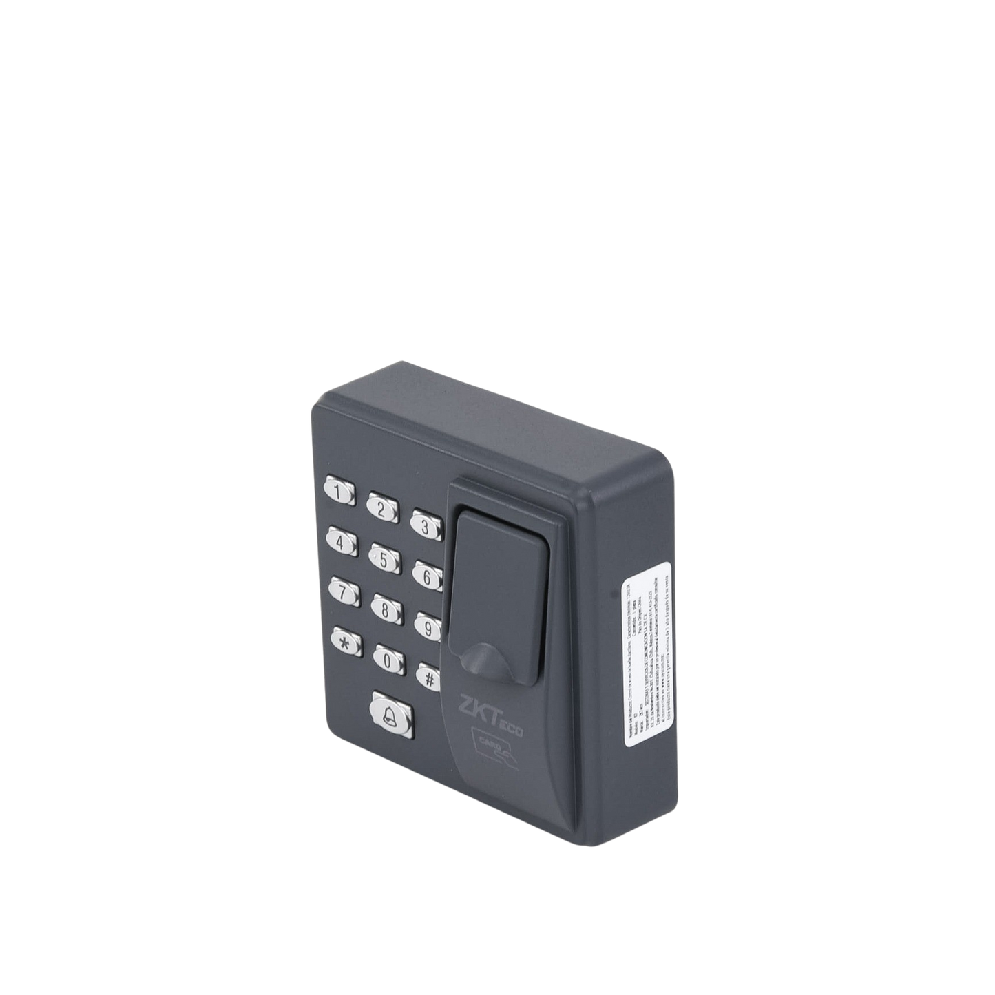Lector de huella y proximidad con teclado autónomo ZKTECO 500 huellas 500 tarjetas 8 passwords X7
