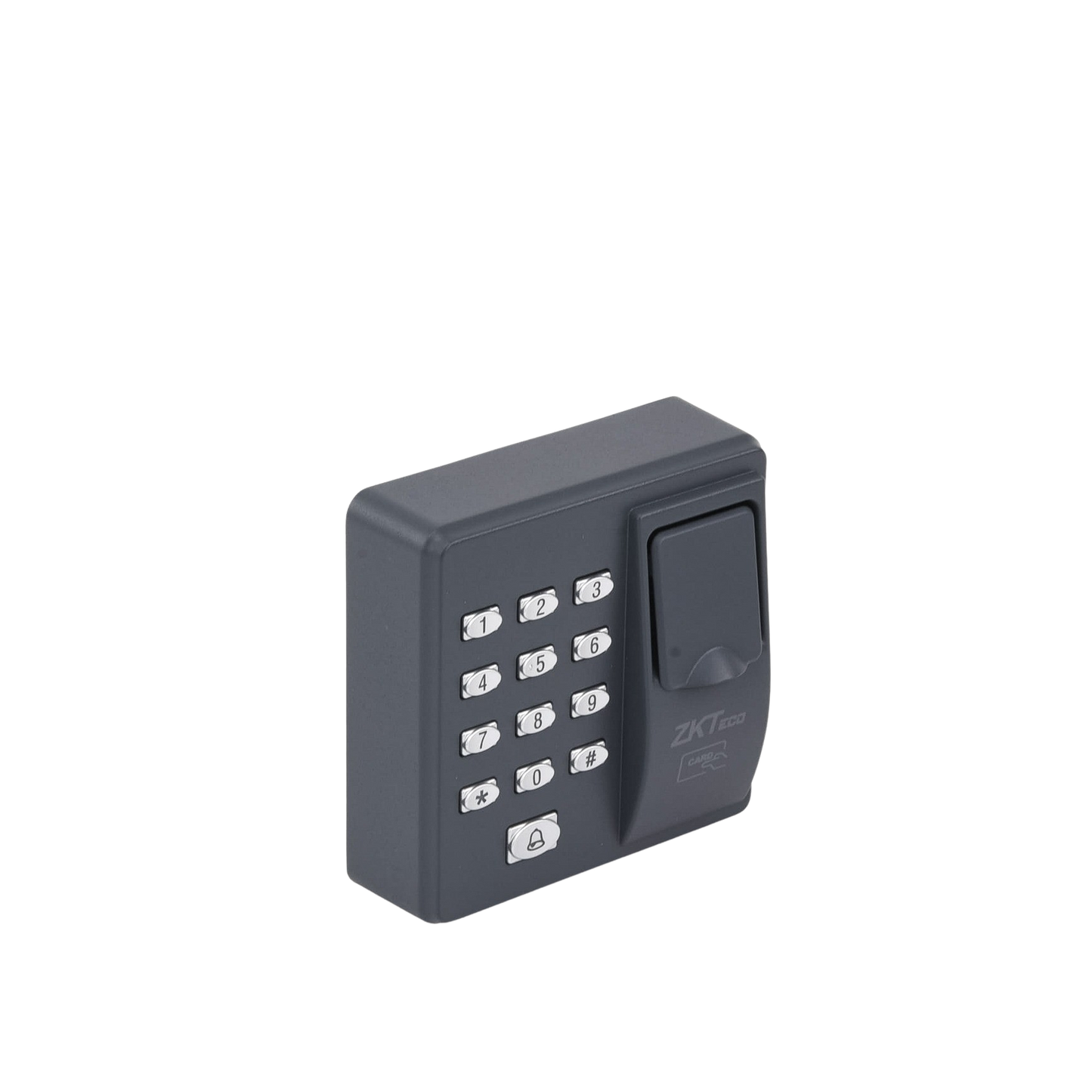Lector de huella y proximidad con teclado autónomo ZKTECO 500 huellas 500 tarjetas 8 passwords X7