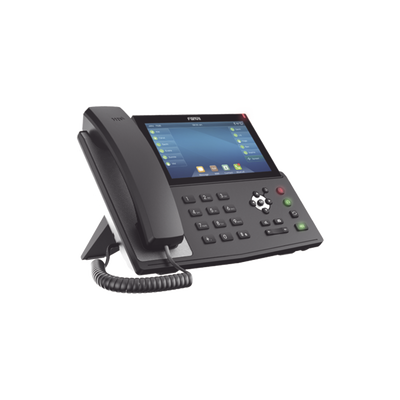 Teléfono IP empresarial para 20 lineas SIP pantalla táctil Bluetooth integrado para diadema PoE y hasta 127 botones DSS con doble puerto Gigabit soporta recepción de video - SILYMX