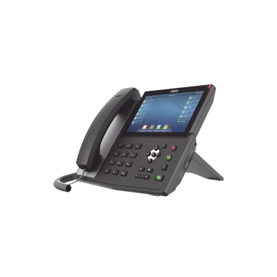 Teléfono IP empresarial para 20 lineas SIP pantalla táctil Bluetooth integrado para diadema PoE y hasta 127 botones DSS con doble puerto Gigabit soporta recepción de video - SILYMX