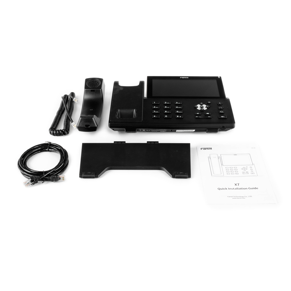 Teléfono IP empresarial para 20 lineas SIP pantalla táctil Bluetooth integrado para diadema PoE y hasta 127 botones DSS con doble puerto Gigabit soporta recepción de video - SILYMX