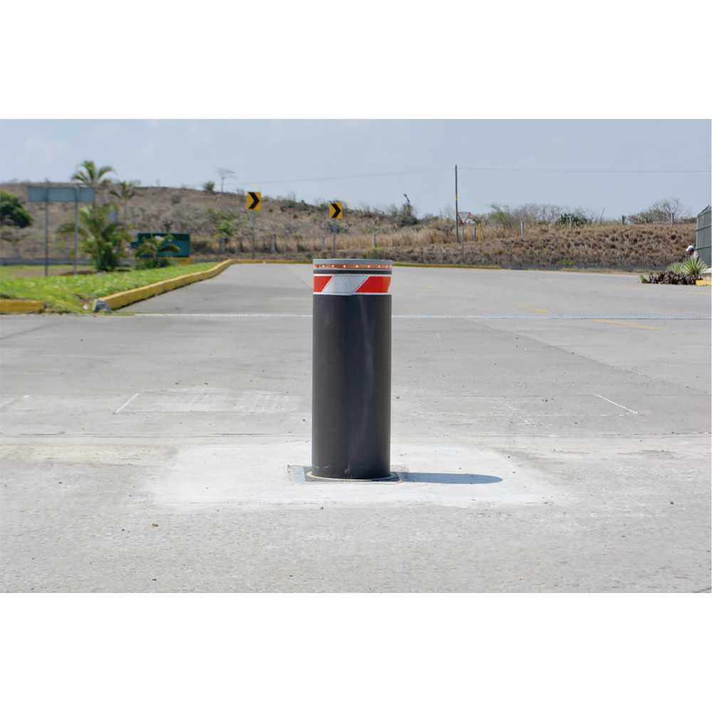 Bolardo Hidráulico TODO INCLUIDO Incluye Bomba Hidráulica Italiana Alta resistencia al impacto hasta 250 000 J Uso intensivo Incluye Bomba italiana Tarjeta controladora incluida Fácil instalación XB-220-H06K - SILYMX