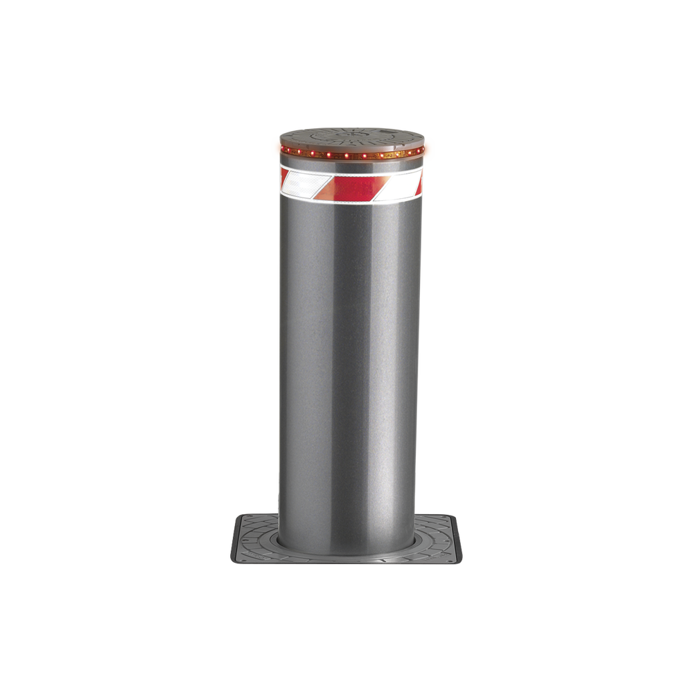 Bolardo Hidráulico TODO INCLUIDO Incluye Bomba Hidráulica Italiana Alta resistencia al impacto hasta 250 000 J Uso intensivo Incluye Bomba italiana Tarjeta controladora incluida Fácil instalación XB-220-H06K - SILYMX