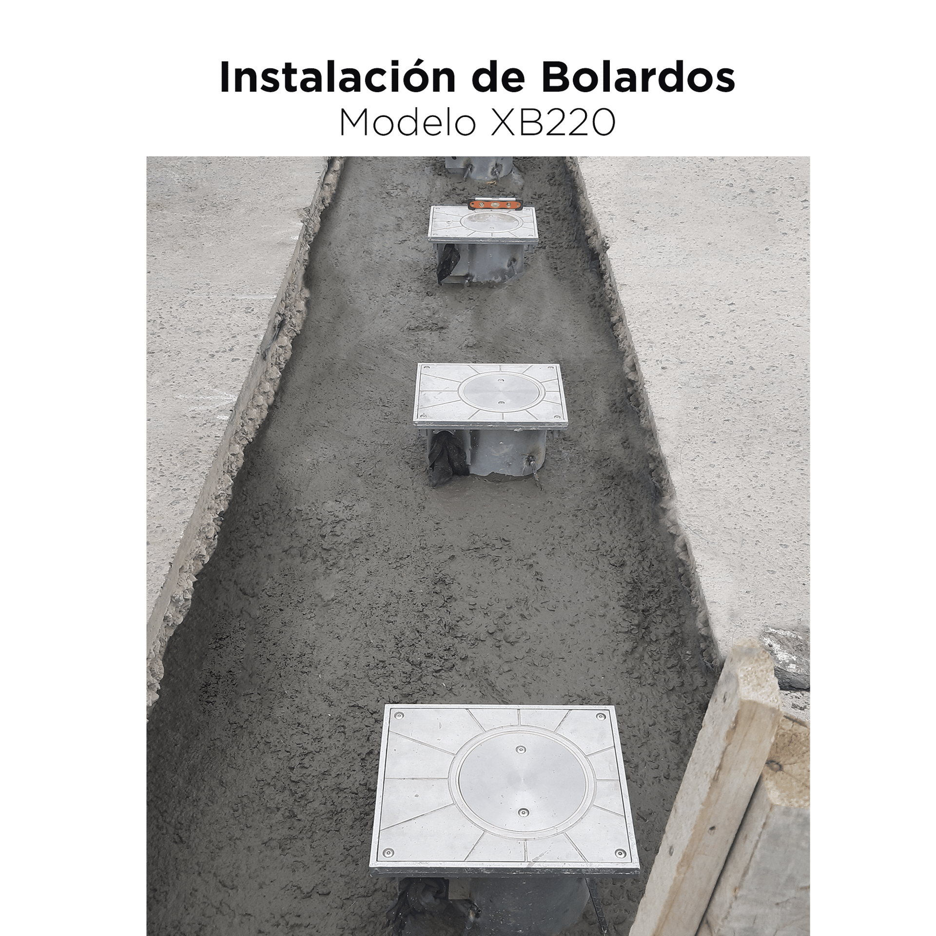 Pilona o Bolardo Neumático 100% Acero Inoxidable Alta Velocidad 275MM Diámetro Acabado de Lujo XB-275 - SILYMX