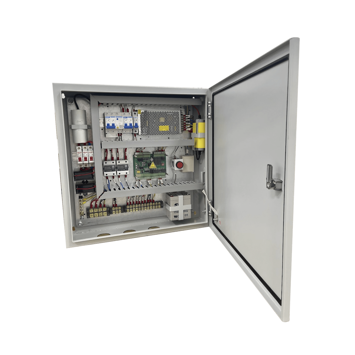 Acceso VehicularACCESSPROXB-4HBL-CControlador para Bolardos Hidráulicos AccessPro XB - 4HBL - C · 220VAC · Hasta 4 Bolardos Simultáneos - SILYMX