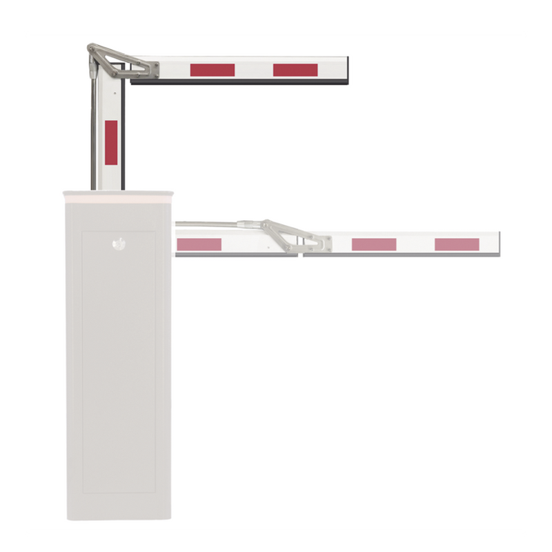 Brazo Articulado De 3 Metros Para Barrreras XBS-4M-RA y XBS-4M-LA XBARMART3M - SILYMX