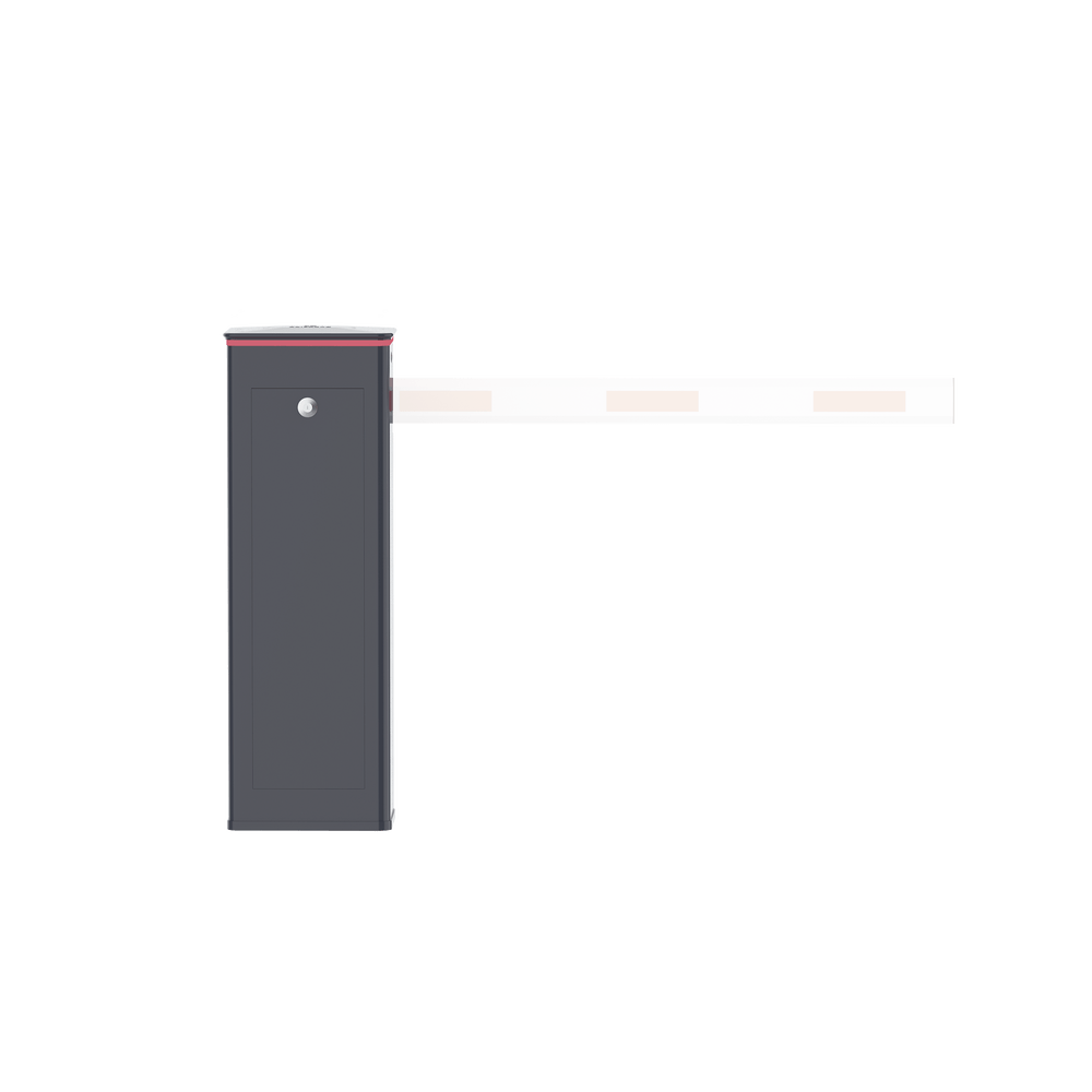 Barrera Vehicular Derecha Soporta Brazo ARTICULADO de Hasta 4 Metros Final de Carrera Ajustable Por Programación Tiempo de Apertura de 3 Segundos Con Corona Semaforizada XBF-4003-R - SILYMX