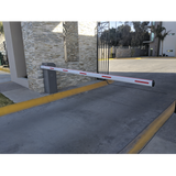 Barrera vehicular ACCESSPRO derecha Soporta brazo de hasta 5.5 m carrera ajustable Movimiento fluido Diseño elegante color Gris XBS-5000-R - SILYMX