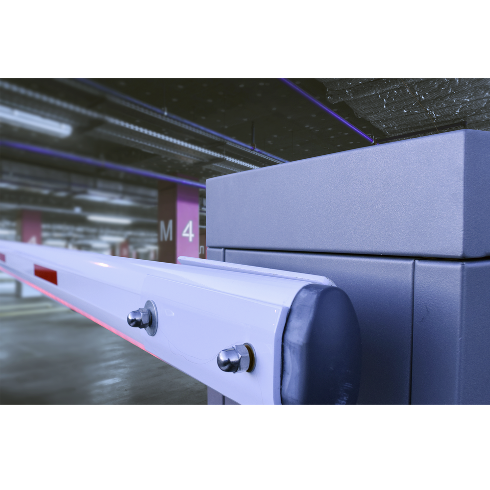 Barrera vehicular ACCESSPRO derecha Soporta brazo de hasta 5.5 m carrera ajustable Movimiento fluido Diseño elegante color Gris XBS-5000-R - SILYMX