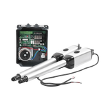 Kit de brazos para automatizar portones vehiculares abatibles de 2 hojas 3 Mts 300 Kg Uso solo residencial Compatible con respaldo de energía XBS-PK03 - SILYMX