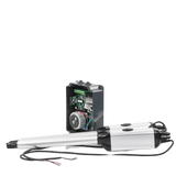 Kit de brazos para automatizar portones vehiculares abatibles de 2 hojas 3 Mts 300 Kg Uso solo residencial Compatible con respaldo de energía XBS-PK03 - SILYMX