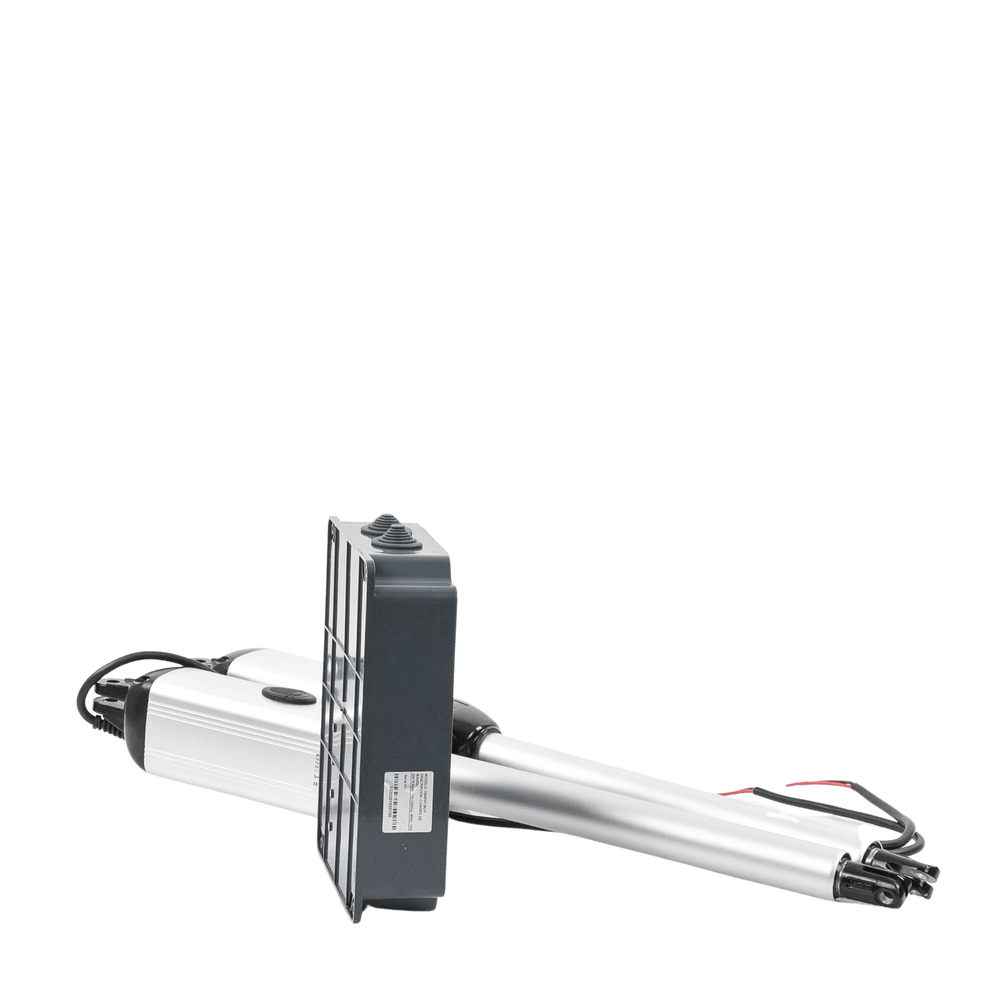 Kit de brazos para automatizar portones vehiculares abatibles de 2 hojas 3 Mts 300 Kg Uso solo residencial Compatible con respaldo de energía XBS-PK03 - SILYMX