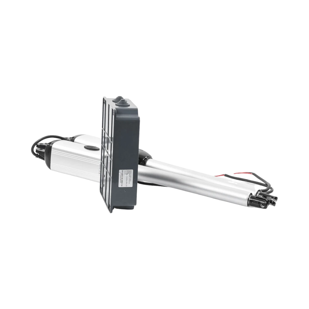 Kit de brazos para automatizar portones vehiculares abatibles de 2 hojas 3 Mts 300 Kg Uso solo residencial Compatible con respaldo de energía XBS-PK03 - SILYMX