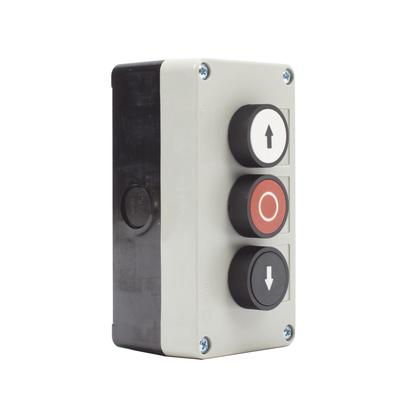 Botonera Triple Para Barreras Vehiculares, Operadores Corredizos y Abatibles XBS-SW-02