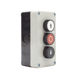 Botonera Triple Para Barreras Vehiculares, Operadores Corredizos y Abatibles XBS-SW-02