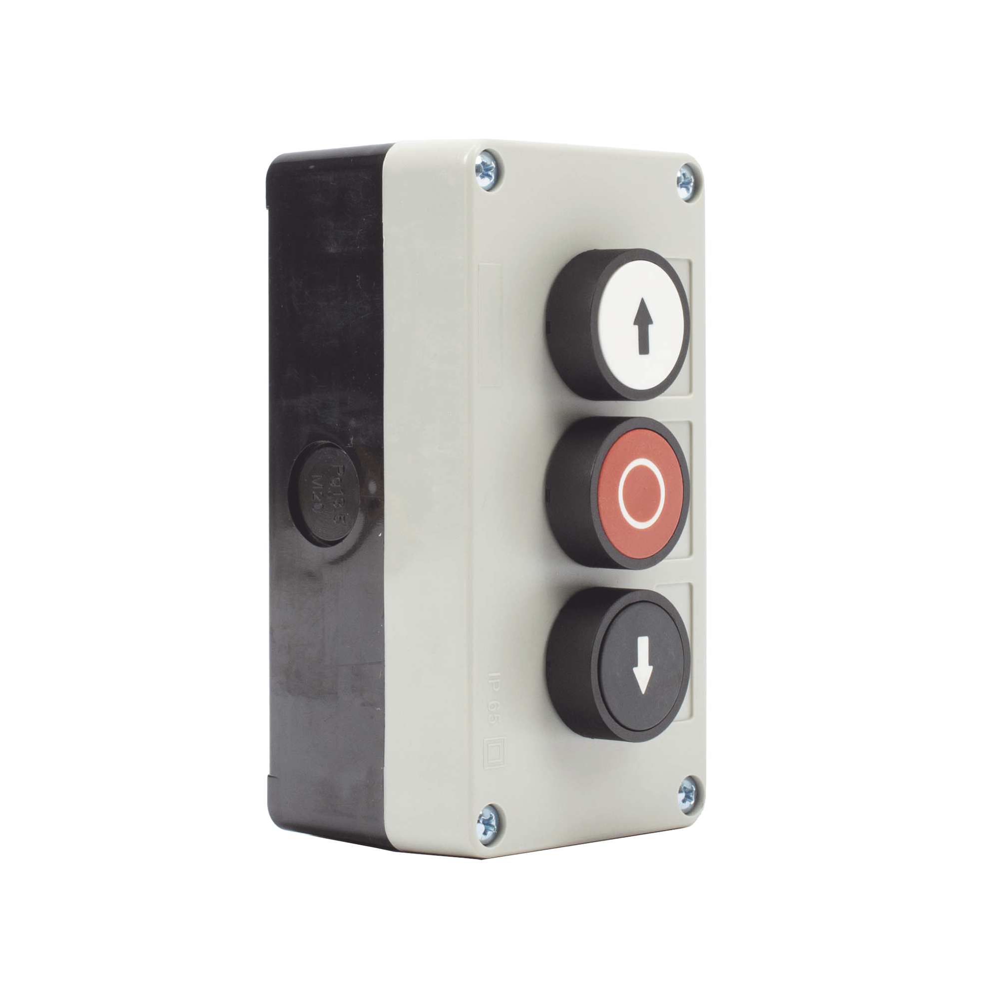 Botonera Triple Para Barreras Vehiculares, Operadores Corredizos y Abatibles XBS-SW-02