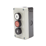 Botonera Triple Para Barreras Vehiculares, Operadores Corredizos y Abatibles XBS-SW-02