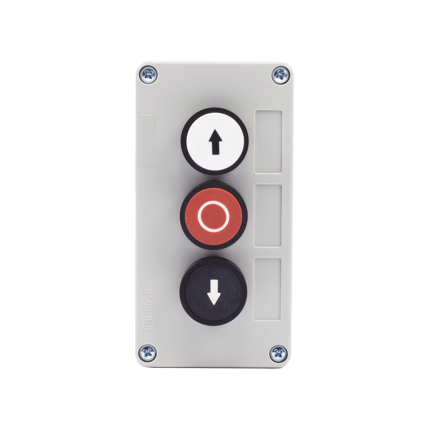 Botonera Triple Para Barreras Vehiculares, Operadores Corredizos y Abatibles XBS-SW-02