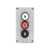 Botonera Triple Para Barreras Vehiculares, Operadores Corredizos y Abatibles XBS-SW-02