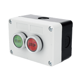 Botones de SalidaACCESSPROXBS-SW-21Botonera Doble ACCESSPRO XBS - SW - 21 · Control Start/Stop · Para Barreras Vehiculares y Operadores - SILYMX