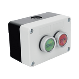 Botones de SalidaACCESSPROXBS-SW-21Botonera Doble ACCESSPRO XBS - SW - 21 · Control Start/Stop · Para Barreras Vehiculares y Operadores - SILYMX