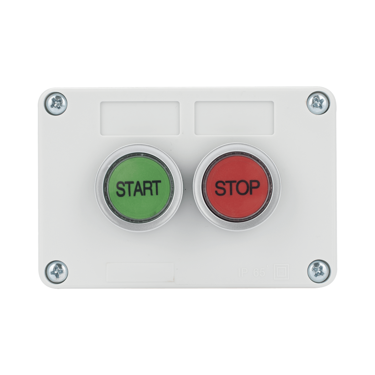 Botones de SalidaACCESSPROXBS-SW-21Botonera Doble ACCESSPRO XBS - SW - 21 · Control Start/Stop · Para Barreras Vehiculares y Operadores - SILYMX
