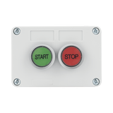 Botones de SalidaACCESSPROXBS-SW-21Botonera Doble ACCESSPRO XBS - SW - 21 · Control Start/Stop · Para Barreras Vehiculares y Operadores - SILYMX