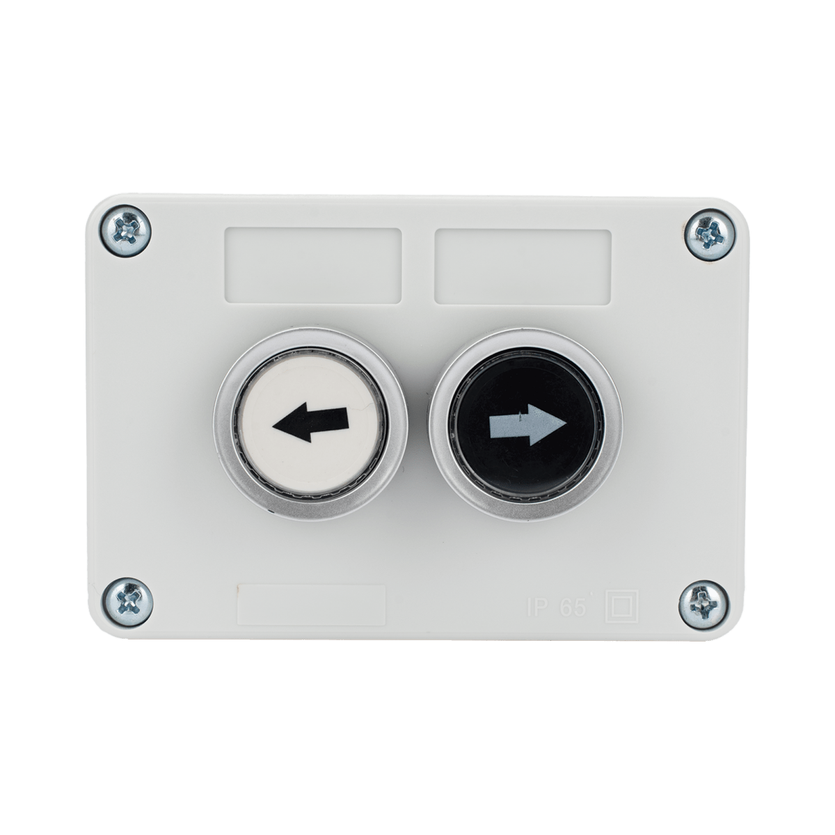 Botones de SalidaACCESSPROXBS-SW-22Botonera Doble ACCESSPRO XBS - SW - 22 · Control para Barreras Vehiculares · Contactos NO · 24VDC · IP40 - SILYMX