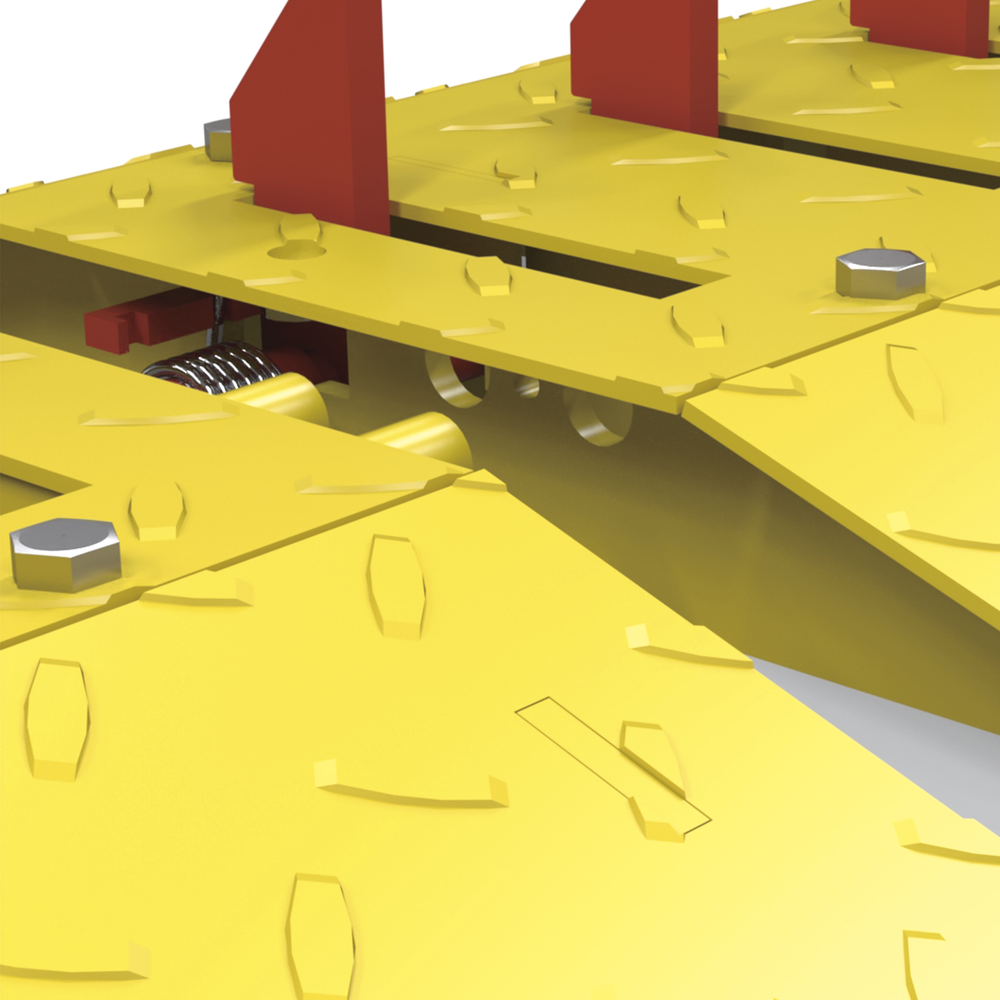 Sección de Picos Ponchallantas de Uso Rudo XBTKA Soportada 10,000 kg - SILYMX