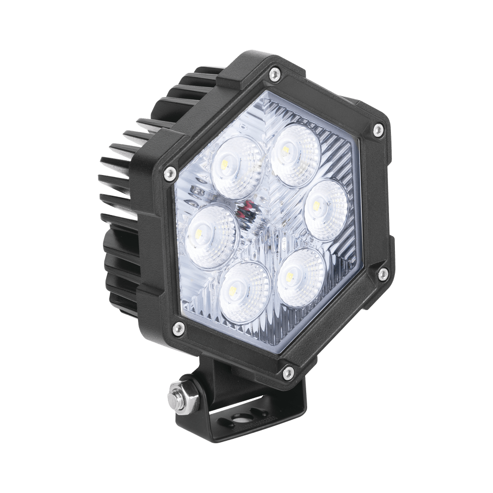 Luz de Trabajo Ultra brillante 6 Led 2200 Lumenes 30 watts 12-24 Vcc XCHR30 - SILYMX